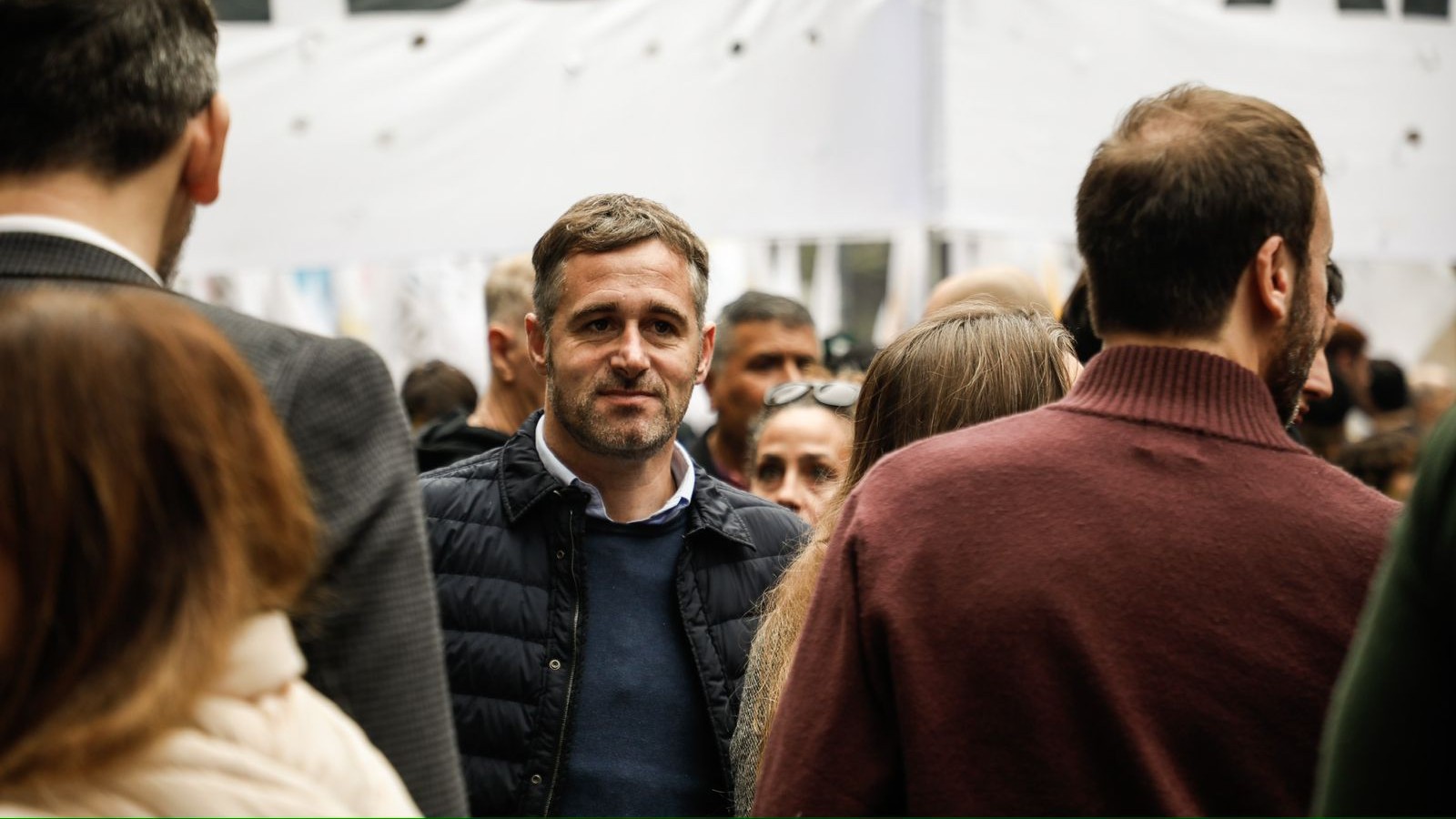 Federico Achával participó de la movilización contra la Ley Bases