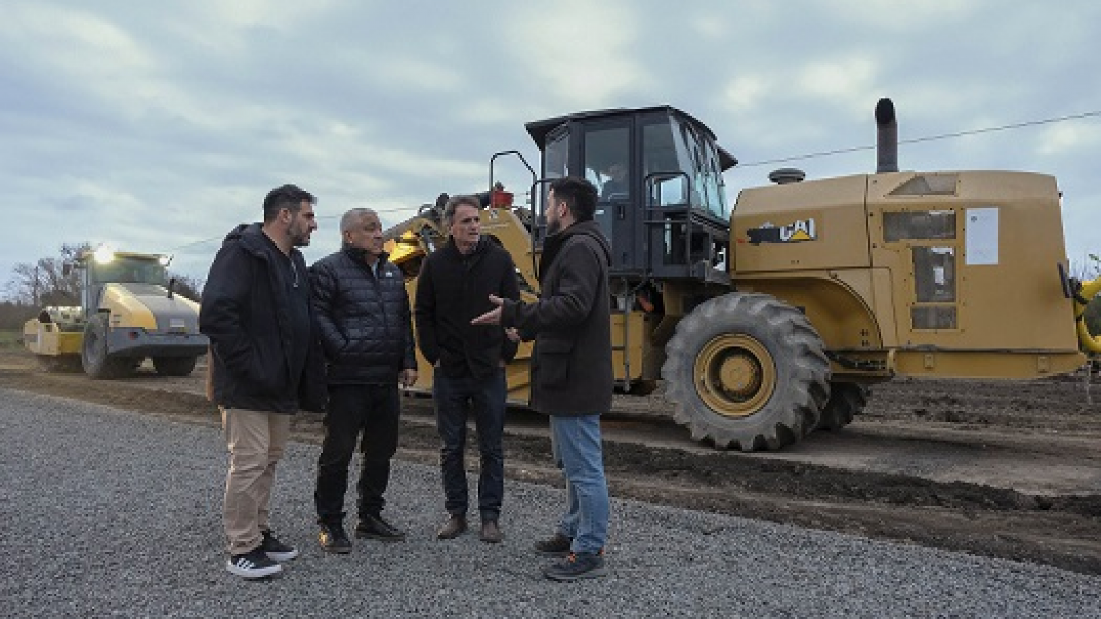 En San Pedro, Katopodis recorrió el inicio de las obras de la Ruta Provincial 1001