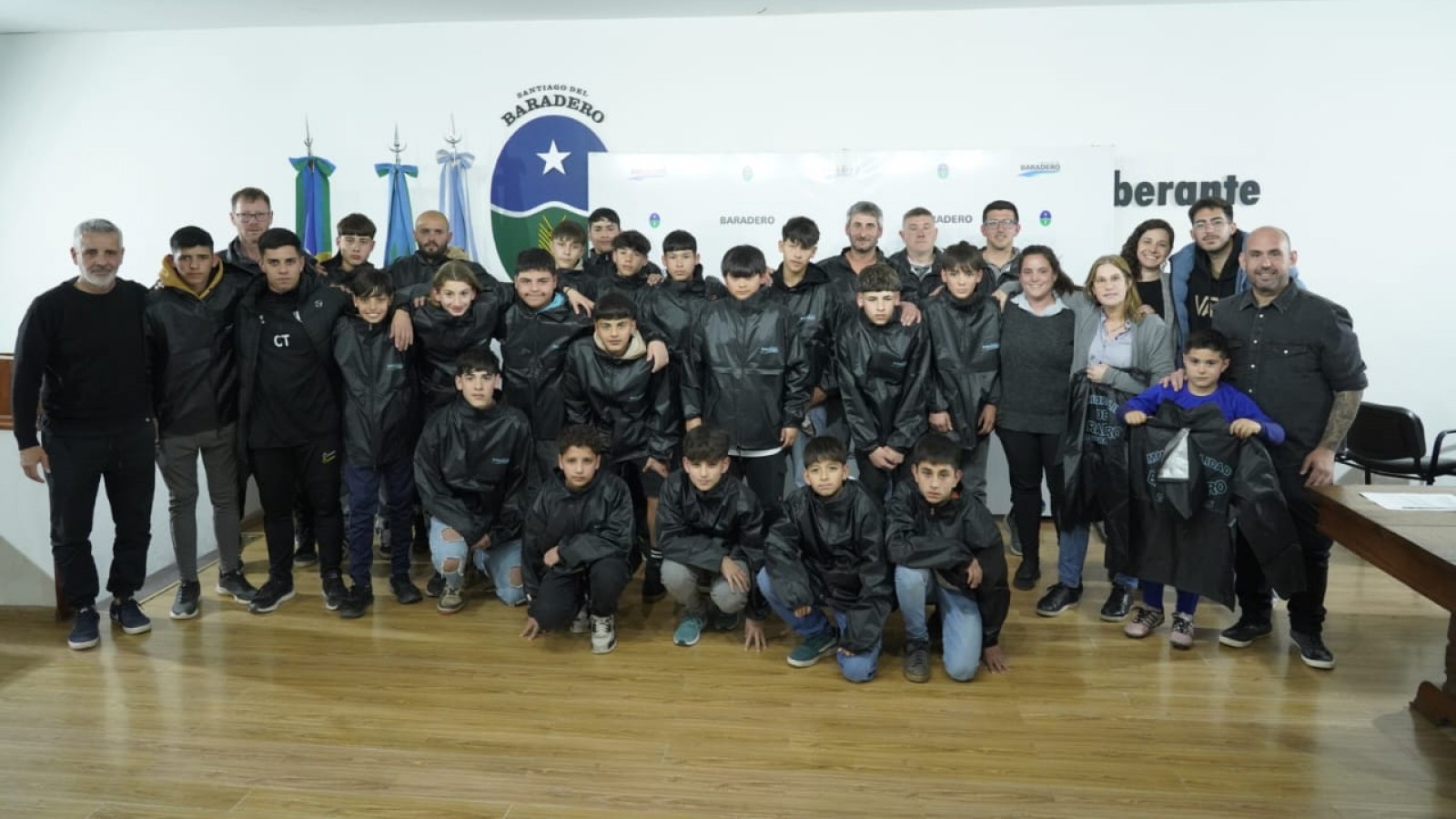 Sanzio encabezó la presentación de los seleccionados Sub 13 y Sub 15 de Fútbol Masculino