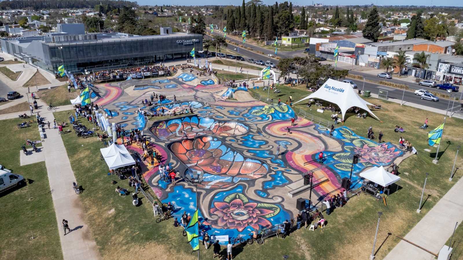 Comenzó la obra de renovación del Skatepark de San Nicolás