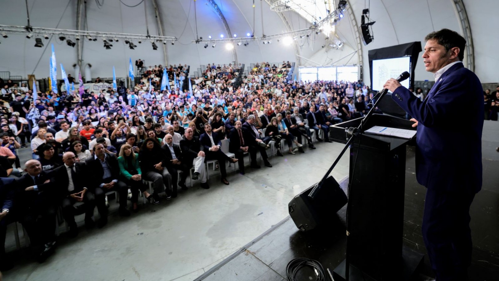 Kicillof firmó convenios con universidades para reactivar obras paralizadas por el Gobierno nacional