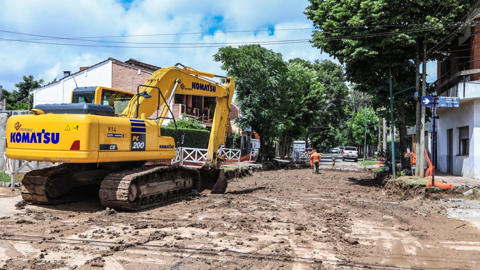 Arrancó un nuevo frente de obra de repavimentación en calles de Boulogne