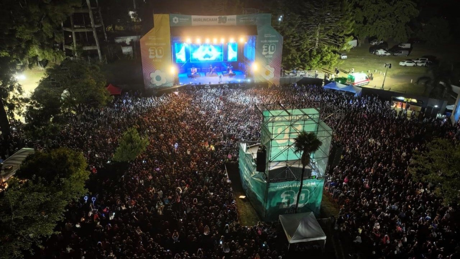 25 mil vecinos en el festejo familiar del cumpleaños de Hurlingham