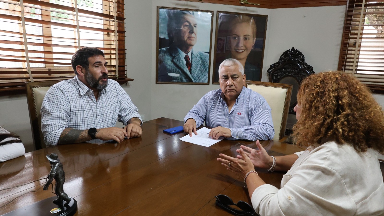 Reunión para gestionar la continuidad de la delegación de ARCA en San Pedro