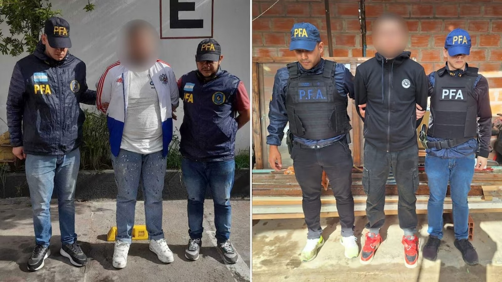 Cayó la banda de "El Patrón" que hacía entraderas en Moreno y General Rodríguez: ocho detenidos, armas y una ametralladora incautadas