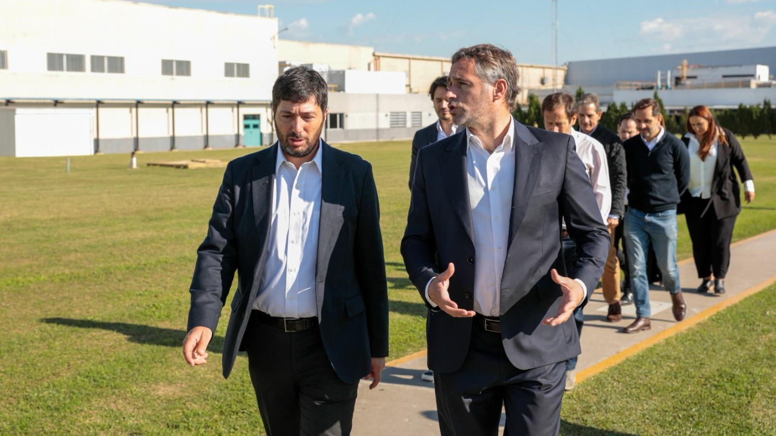 Achával visitó una empresa en el Parque Industrial de Pilar para poner en valor el entramado productivo