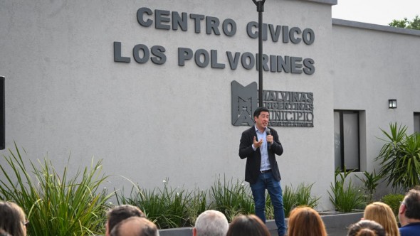 Leo Nardini inauguró el nuevo Centro Cívico de Los Polvorines