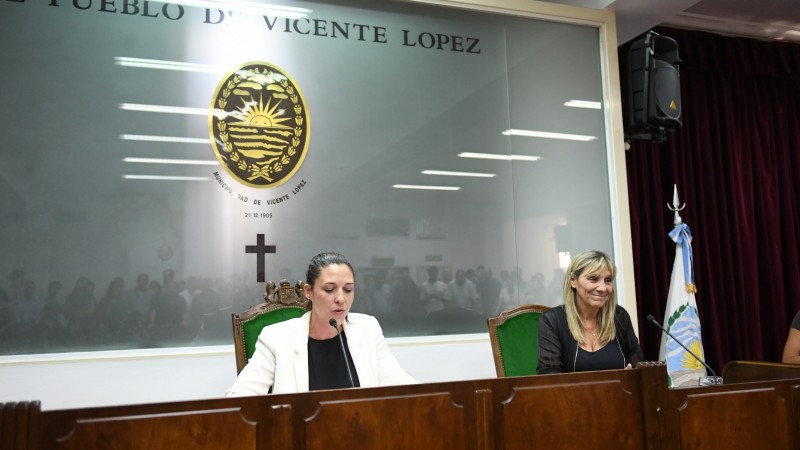 Juraron los nuevos concejales en Vicente López y Verónica Barbieri fue ratificada como presidenta del HCD