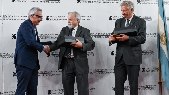 En General Pacheco, Julio Zamora acompañó la asunción de las nuevas autoridades de la Universidad Tecnológica Nacional