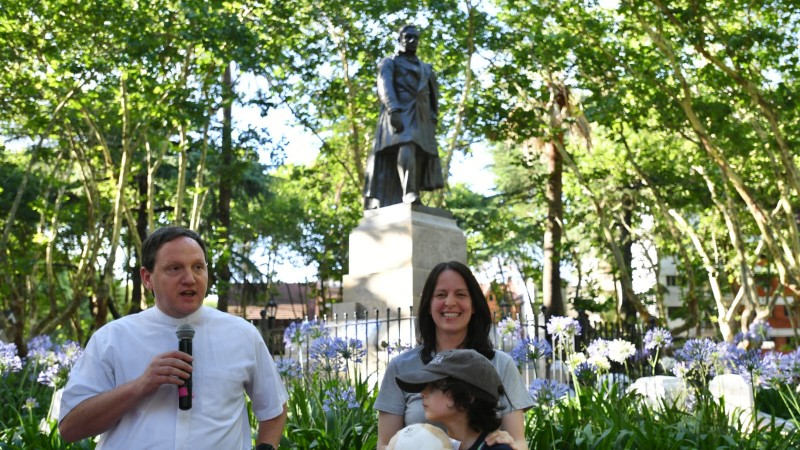 Soledad Martínez en la reinauguración de la Plaza Vicente López y Planes: "Esta plaza es un modelo de cómo gestionamos el espacio público"