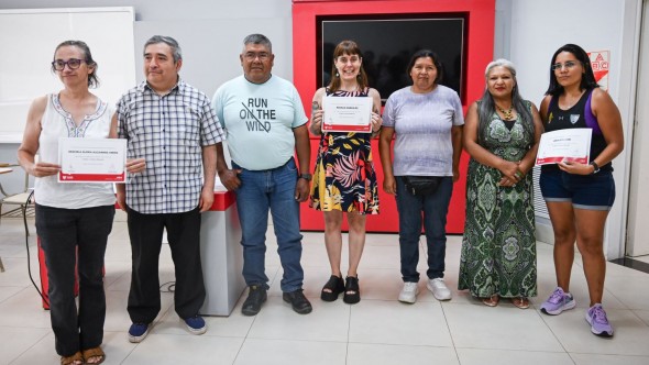 En el Centro Universitario Tigre, alumnos y alumnas recibieron certificados por la finalización de los cursos de Lenguas y Culturas Originarias