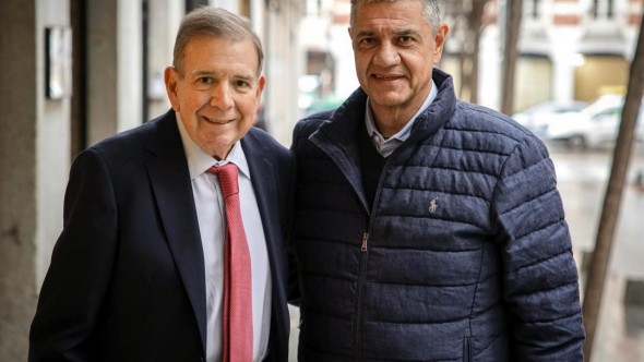 Jorge Macri se reunió en Madrid con el presidente electo de Venezuela, Edmundo González Urrutia