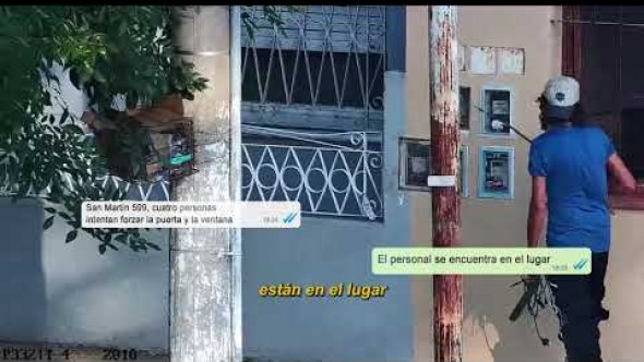 Ojos en Alerta: cuatro delincuentes atrapados in fraganti robando un kiosco