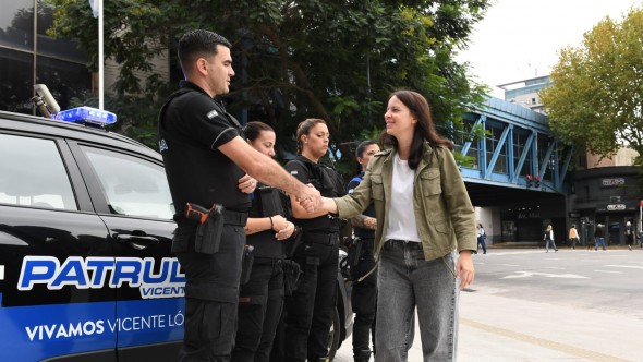 Vicente López: ahora toda la Patrulla Municipal está armada con pistolas de baja letalidad