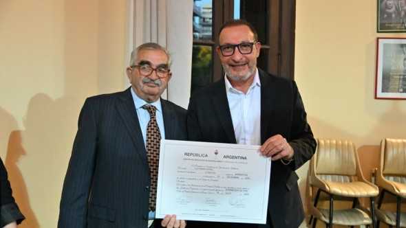 Luis Vivona, impulsor de la Ley Vino Buenos Aires, se recibió de Sommelier
