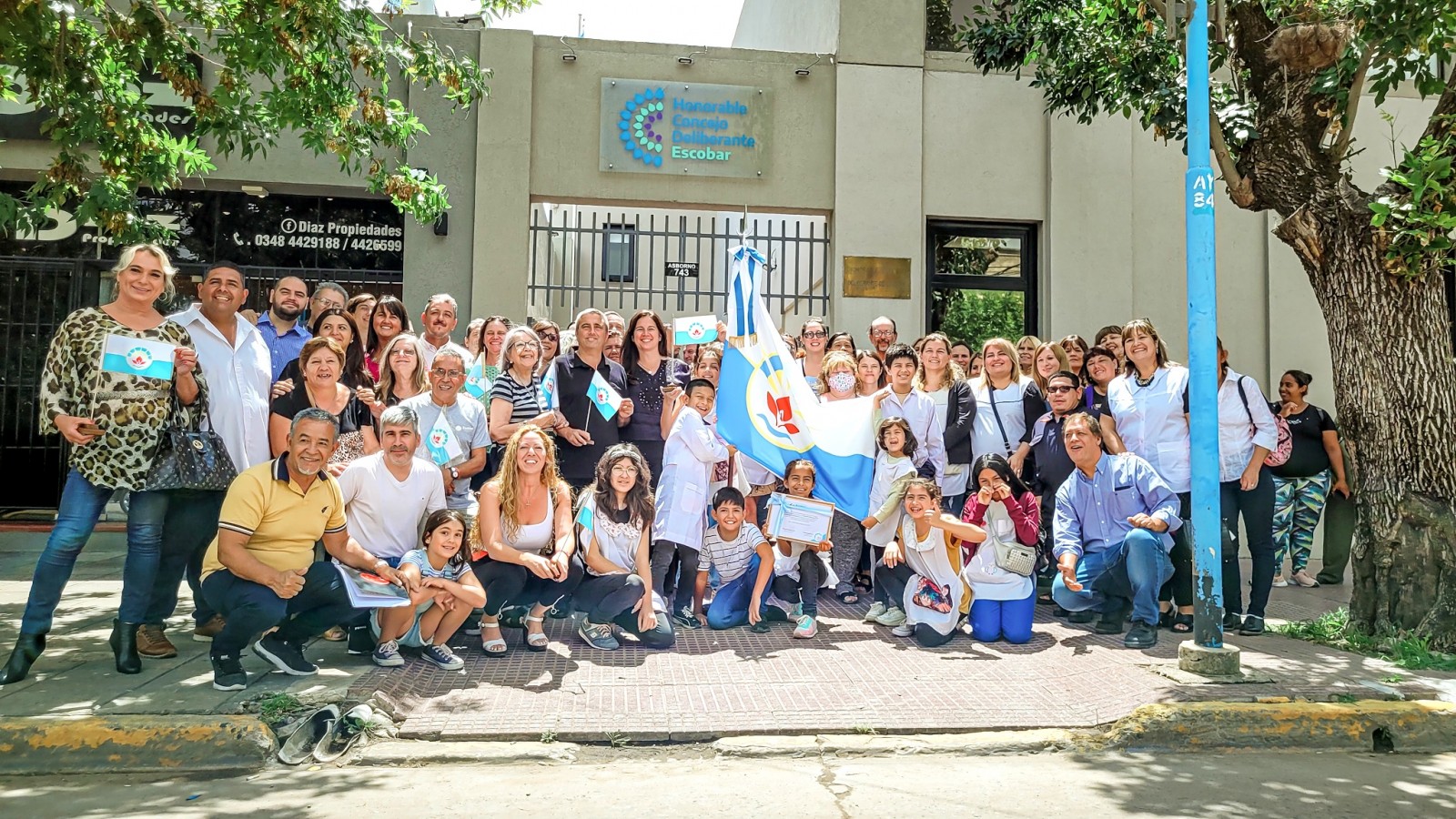 La bandera de Escobar fue aprobada por unanimidad