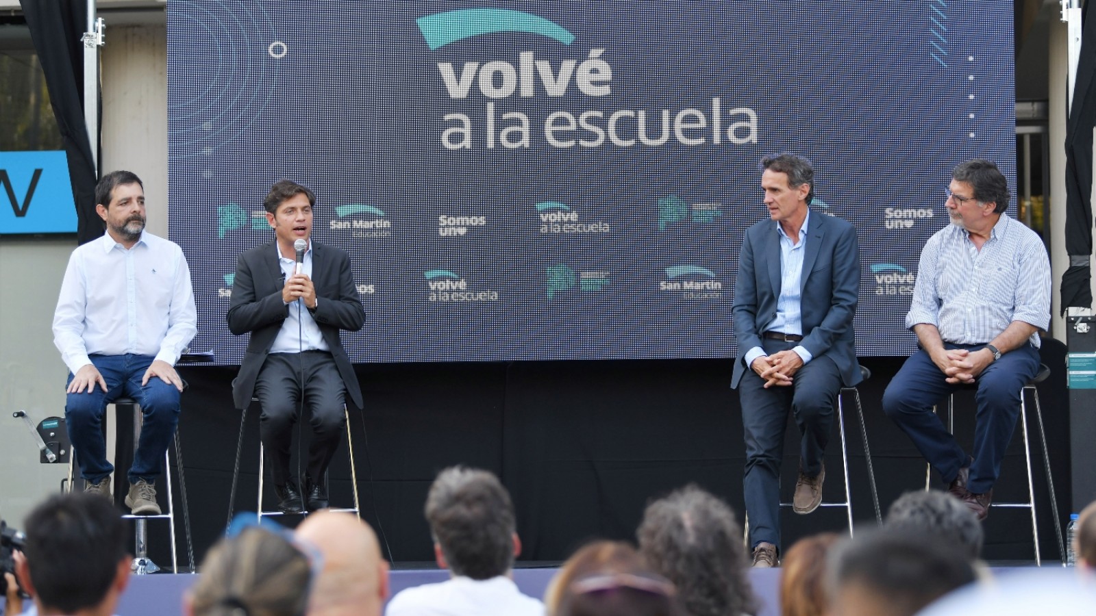 Kicillof participó de la presentación del programa "Volvé a la Escuela"