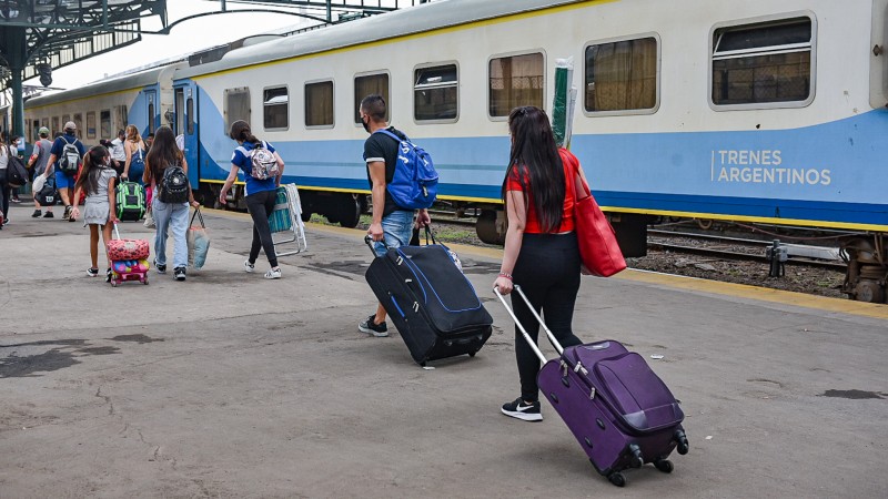 Creció casi un 70% el uso del tren para ir de vacaciones