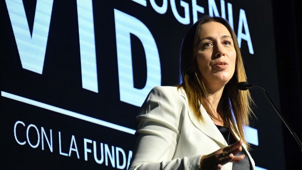 Vidal visitó Córdoba y dijo: "Me gustaría ser Presidenta"