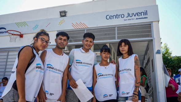 Volvé a la Escuela alcanzó a más de 85 mil vecinos de San Martín