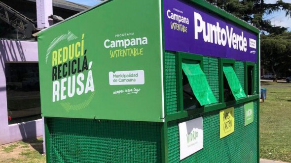 El Municipio de Campana recolectó 200 toneladas de residuos reciclables