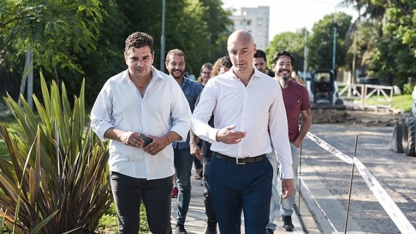 Belén de Escobar: Comenzó la repavimentación y puesta en valor de la calle Sarmiento