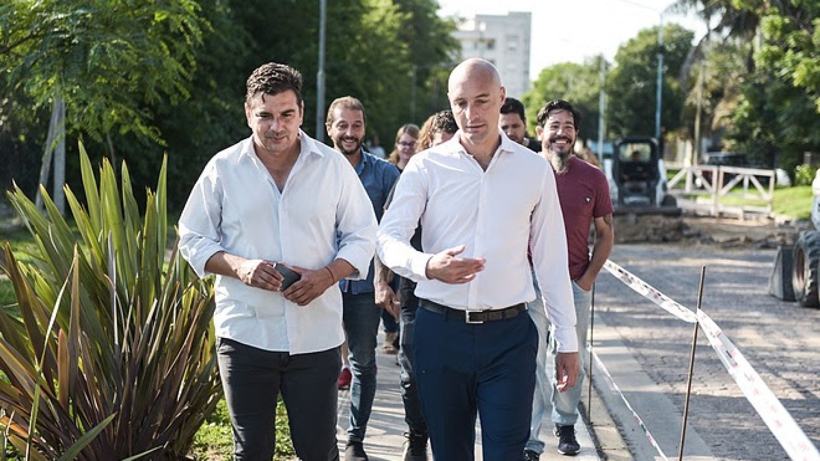 Belén de Escobar: Comenzó la repavimentación y puesta en valor de la calle Sarmiento