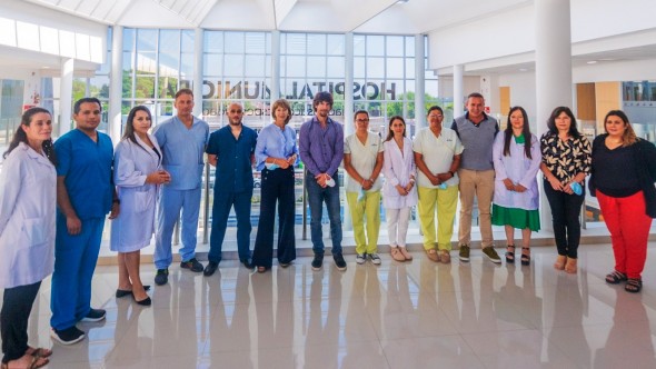 Andreotti presentó las Nuevas Terapias Intensiva, Intermedia y de Cuidados Especiales del Hospital Municipal