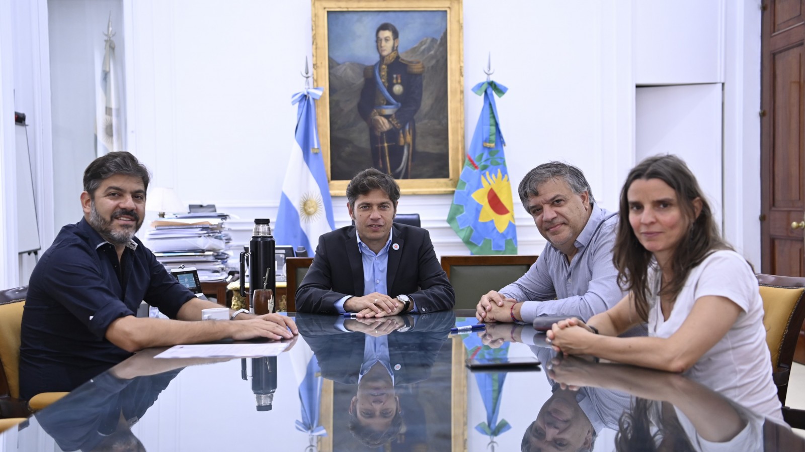 Kicillof suscribió un convenio de cooperación con autoridades de la Facultad de Ciencias Exactas y Naturales de la UBA