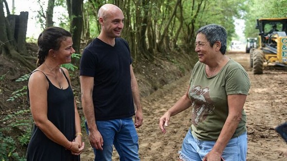 Belén de Escobar: avanza la pavimentación de la calle Islandia