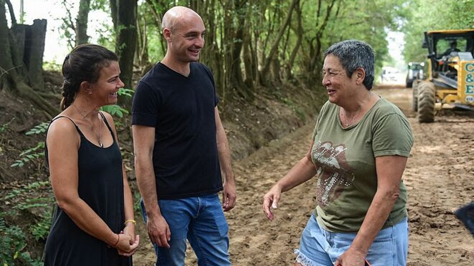 Belén de Escobar: avanza la pavimentación de la calle Islandia