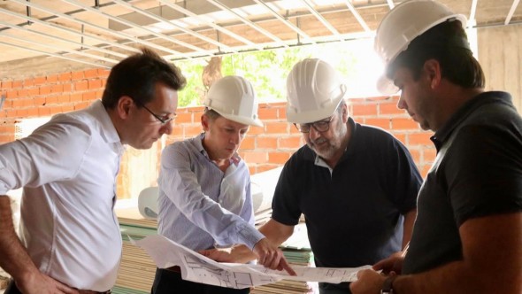 Avanza la obra de las nuevas guardias del Hospital Larcade de San Miguel