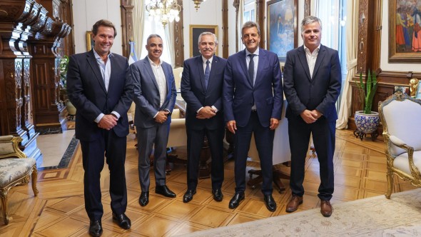 El Presidente se reunió con empresarios vitivinícolas