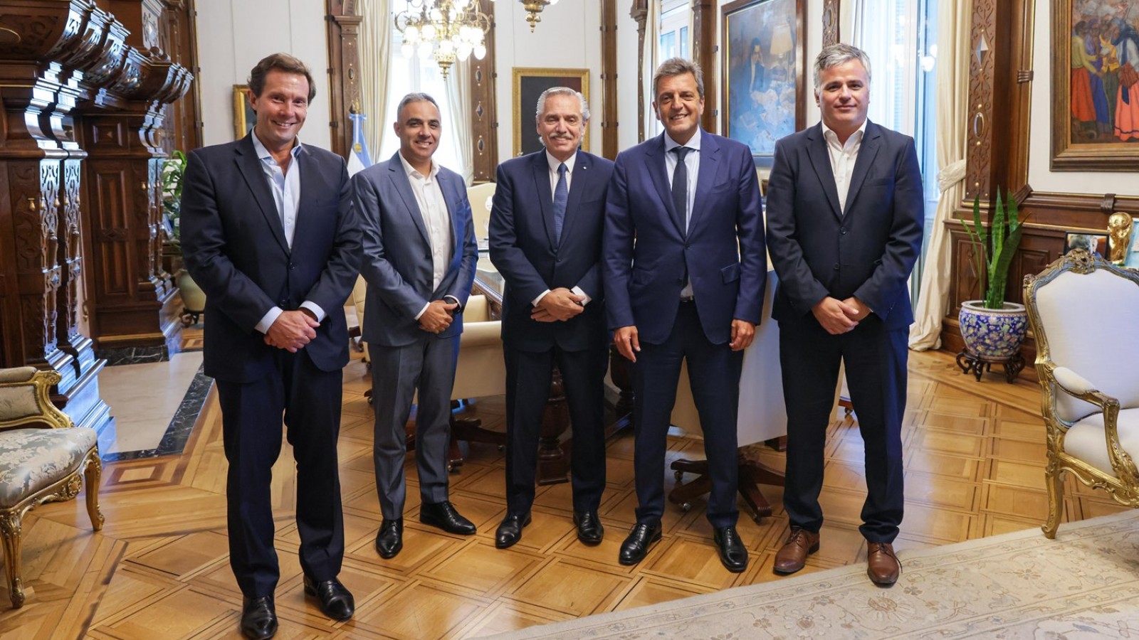 El Presidente se reunió con empresarios vitivinícolas