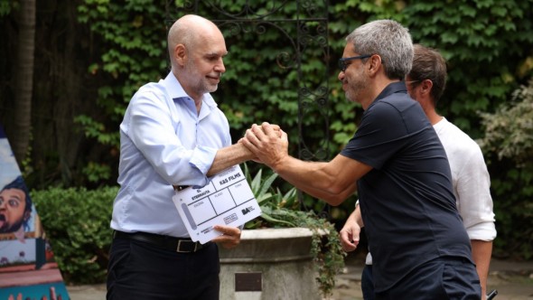 Rodriguez Larreta anunció que la Ciudad apoyará a 12 proyectos audiovisuales nacionales realizados con inversión internacional que se filmarán en la Ciudad