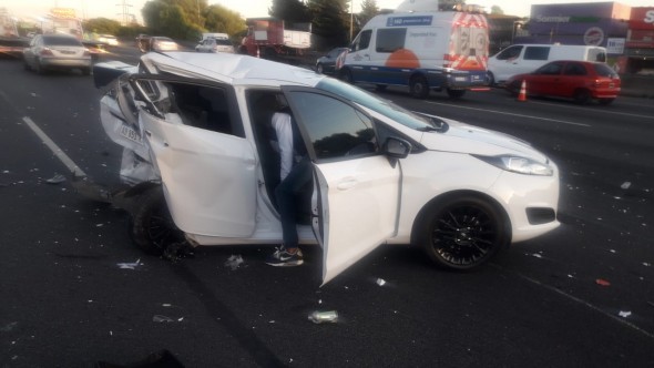 Choque múltiple en Panamericana: Murió una mujer y uno de los conductores estaba alcoholizado