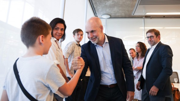 Rodríguez Larreta se reunió con refugiados ucranianos: "Reitero mi condena firme a la invasión rusa y quiero expresar todo mi compromiso y solidaridad con la comunidad ucraniana"