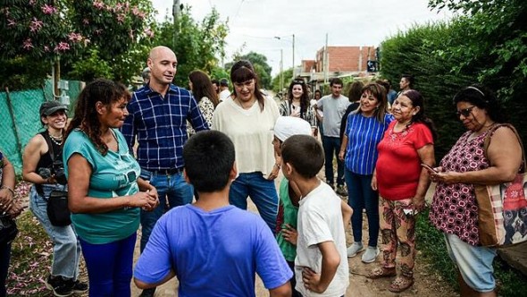 Avanzan las históricas obras de integración socio urbana del barrio Villa Alegre de Belén de Escobar