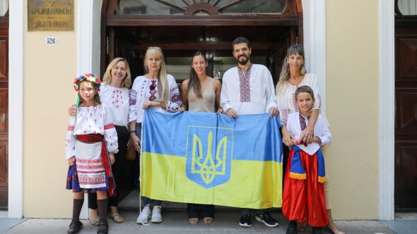 Macarena Posse recibió a la Asociación Ucraniana de Villa Adelina