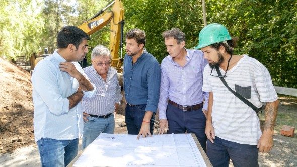 En Exaltación de la Cruz, Katopodis inició obras hídricas para la localidad de Capilla del Señor