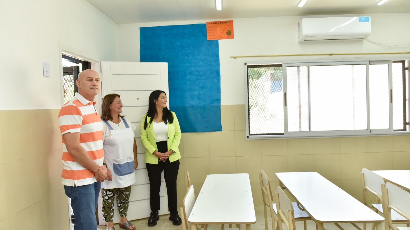 Noe Correa visitó la Escuela Primaria N° 40