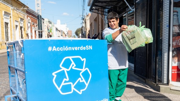 Plan de reciclaje: En 2022 se recolectaron más de 2 millones de kilos de residuos en San Nicolás