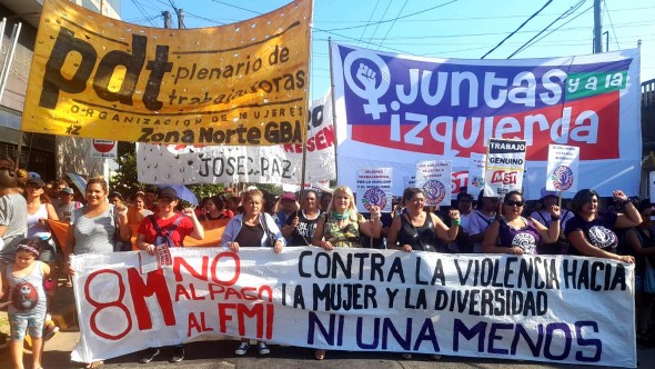 Becerra: "Este 8M las mujeres paceñas salimos a la calle contra el ajuste, el hambre y los femicidios"