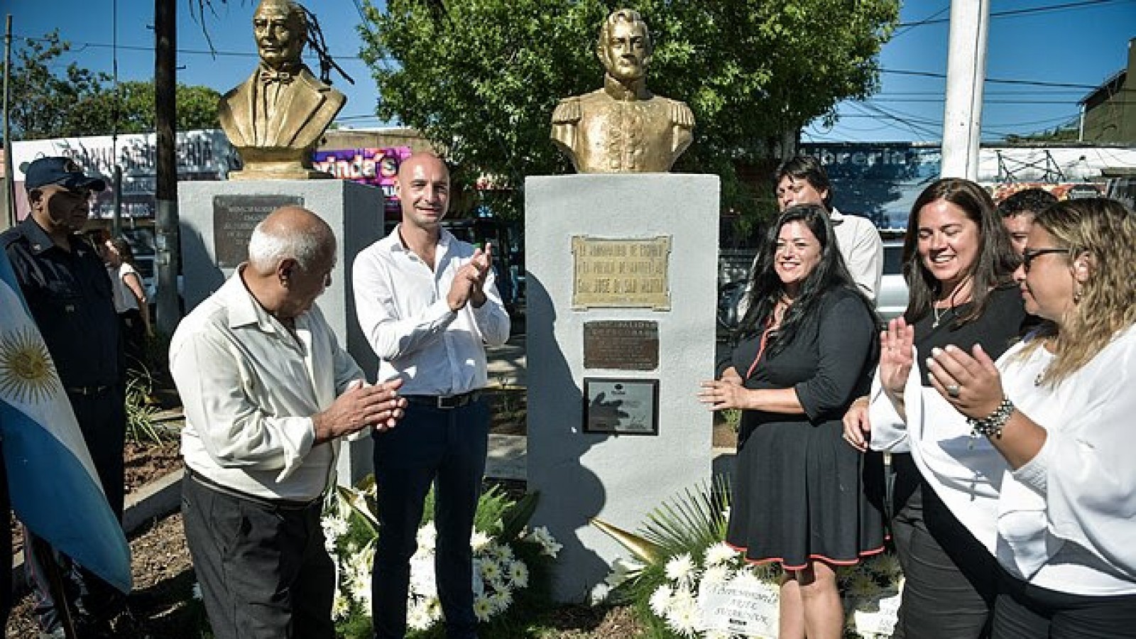 Beto Ramil encabezó el acto por el 125° aniversario de Matheu
