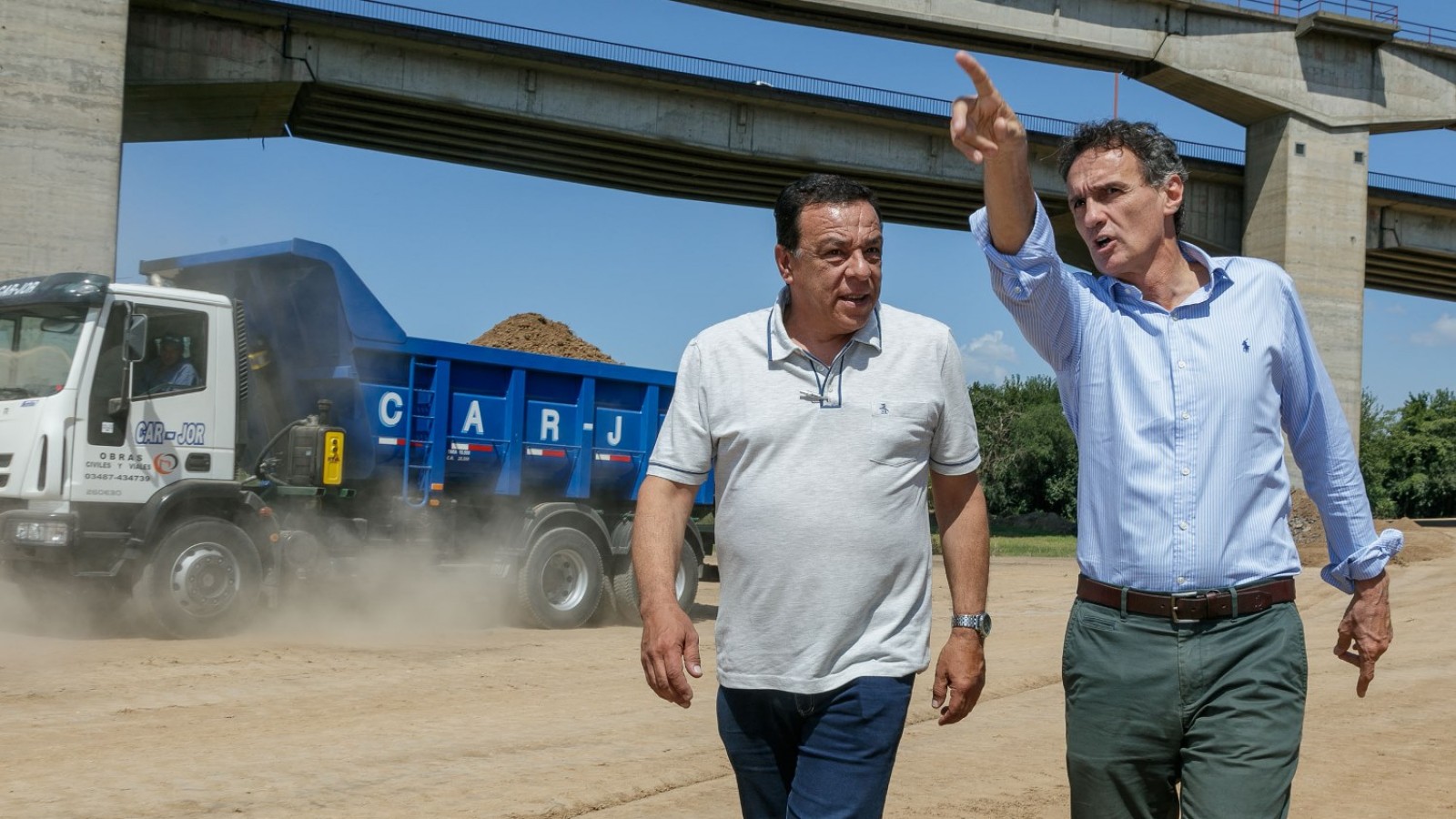 En Zárate, Katopodis recorrió el avance de obras de conectividad