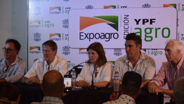 Patricia Bullrich: "Sacando todas las retenciones, de acá al año 2030, el campo crecerá un 38%"