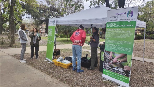 Vicente López realiza jornadas de recepción de Residuos Especiales