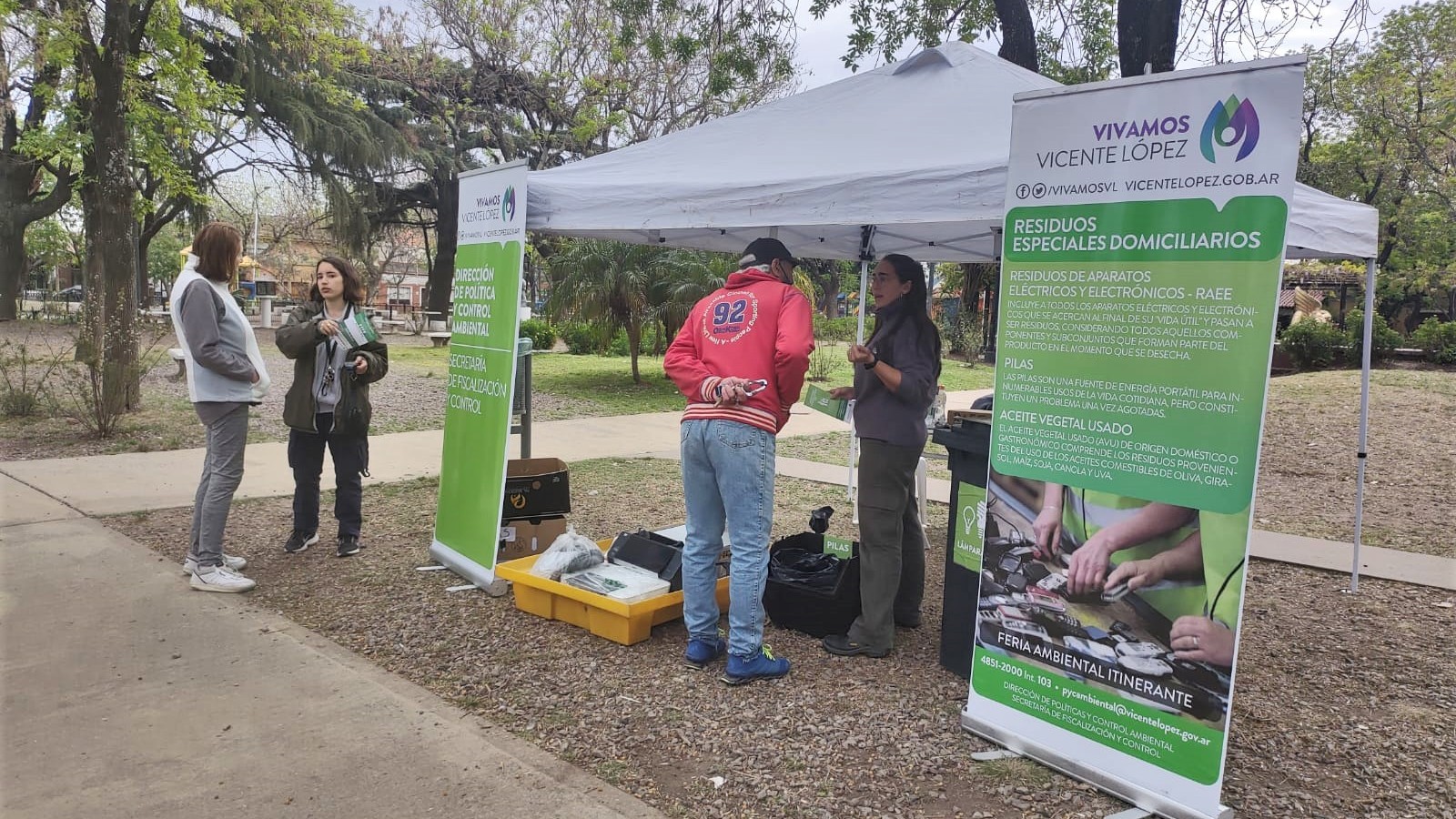 Vicente López realiza jornadas de recepción de Residuos Especiales