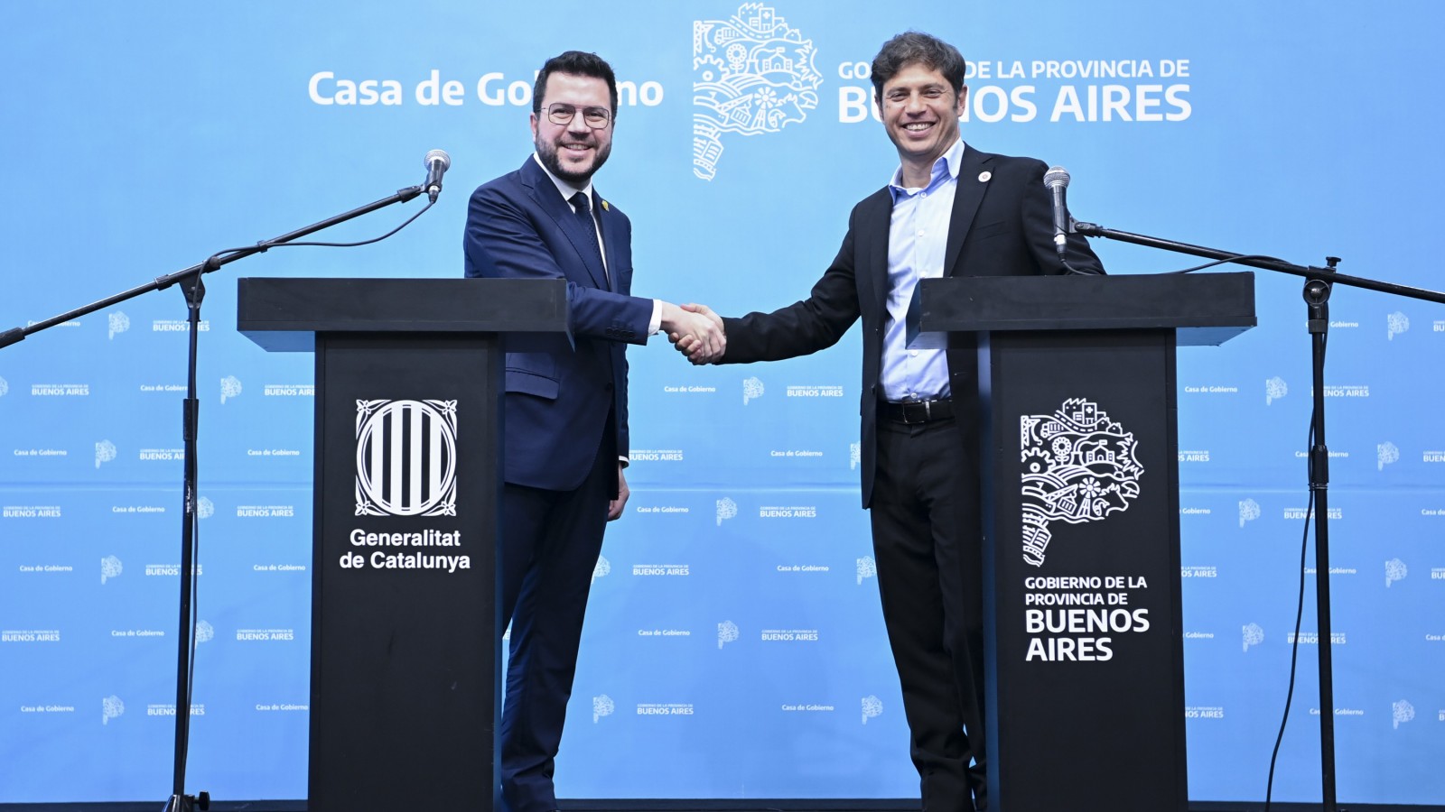 La provincia de Buenos Aires y Cataluña firman un acuerdo para profundizar la cooperación entre los dos gobiernos
