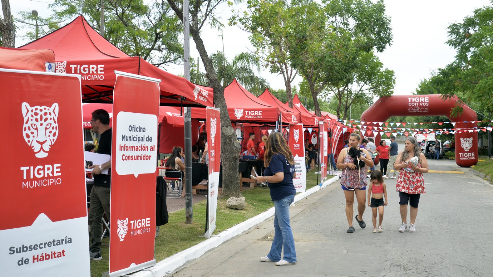 Tigre con Vos: el Municipio invita a vecinos y vecinas a un nuevo operativo en el barrio La Paloma